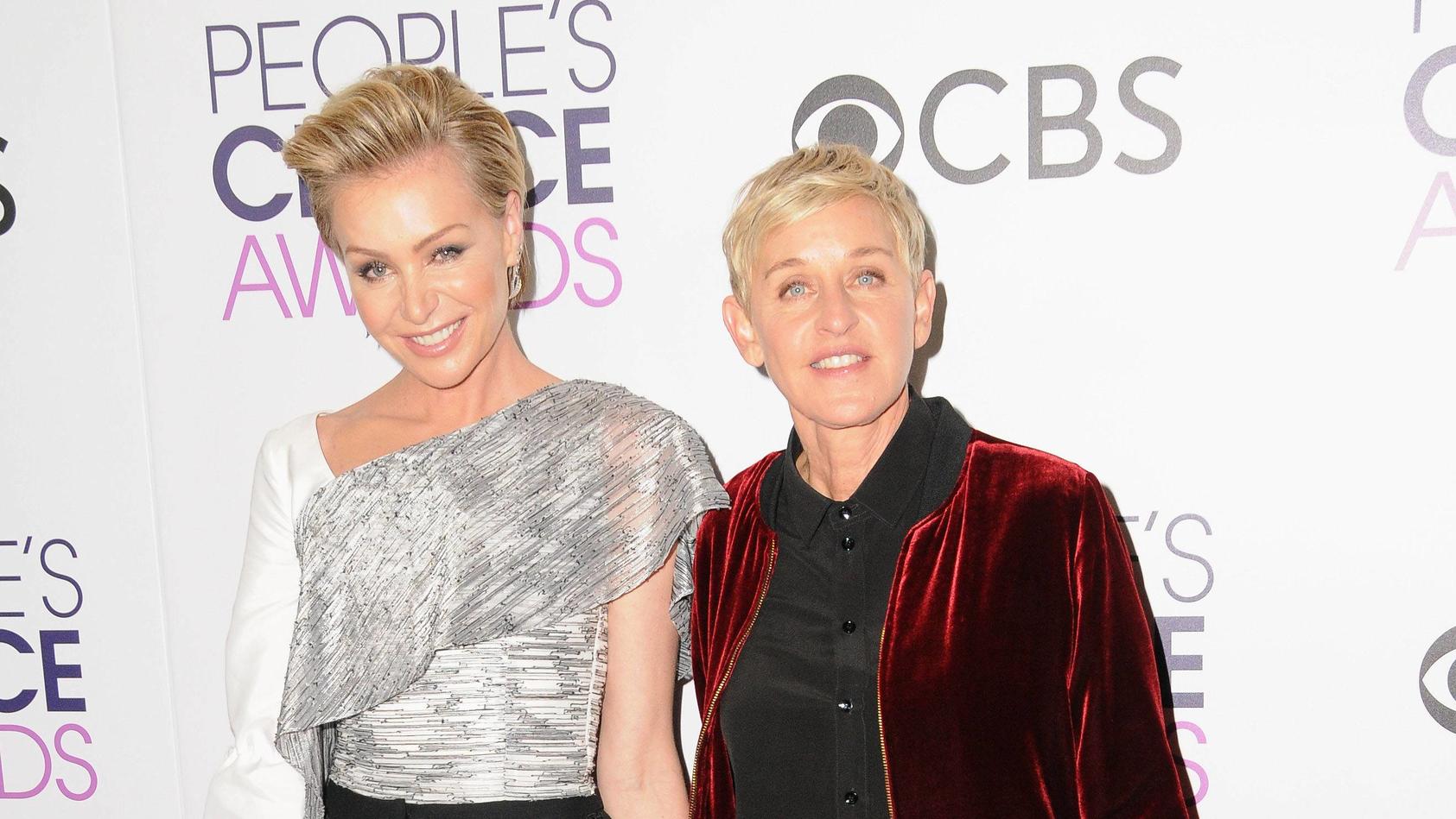 Auch mit ihrer Frau Portia hat Ellen DeGeneres über das Ende ihrer Sendung gesprochen.