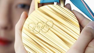 Olympia 2018, Impressionen aus Pyeongchang Run-up to Pyeongchang Olympics A photo taken in Seoul, South Korea on Dec. 24, 2017 shows a Pyeongchang Winter Olympics gold medal. PUBLICATIONxINxGERxSUIxAUTxHUNxONLY  