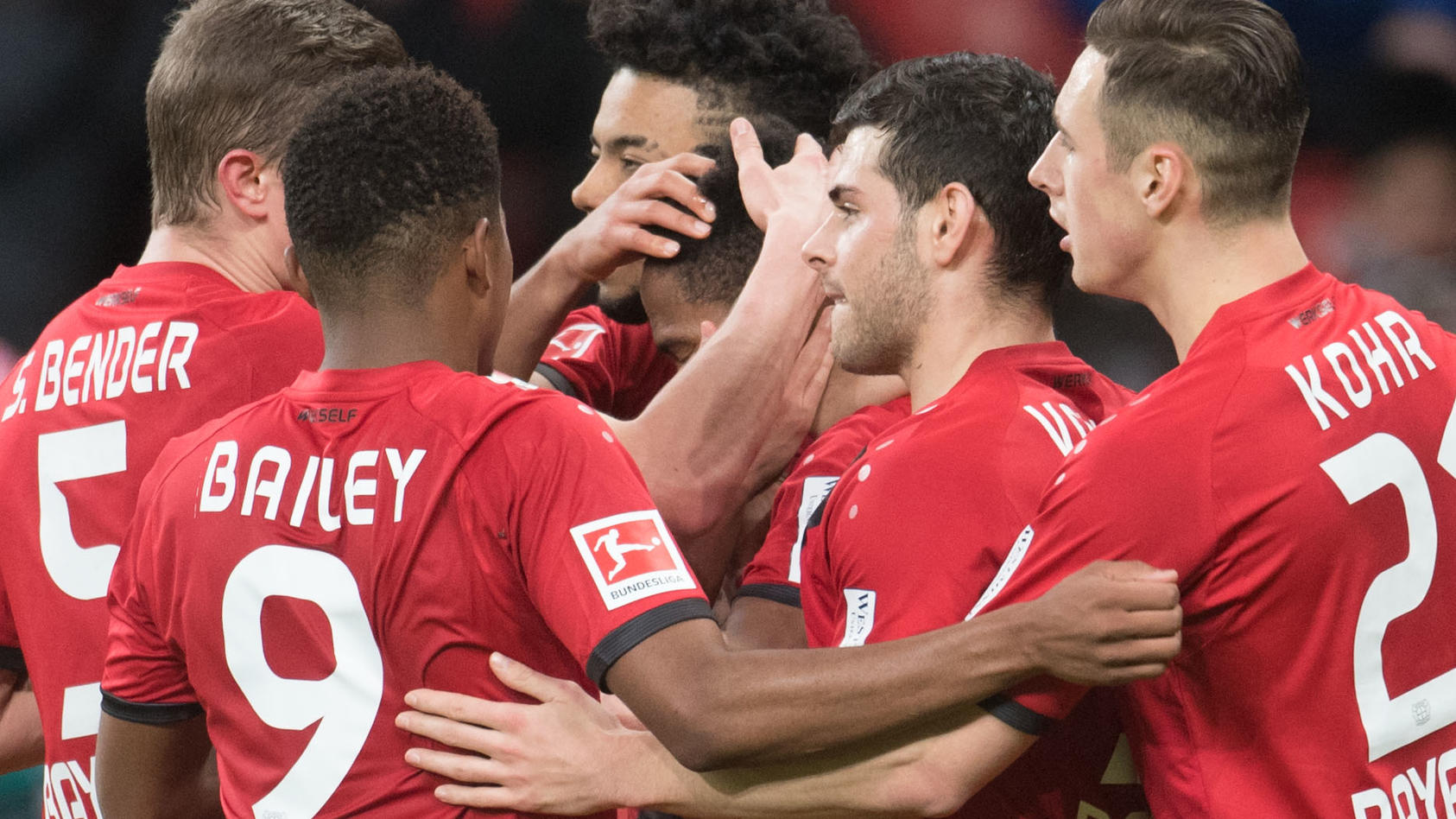 Bundesliga: Bayer Leverkusen dank Bailey auf Kurs Champions League