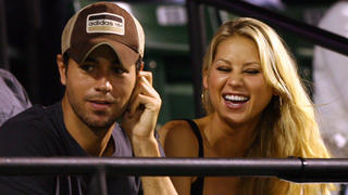 Enrique Iglesias und Anna Kournikova.