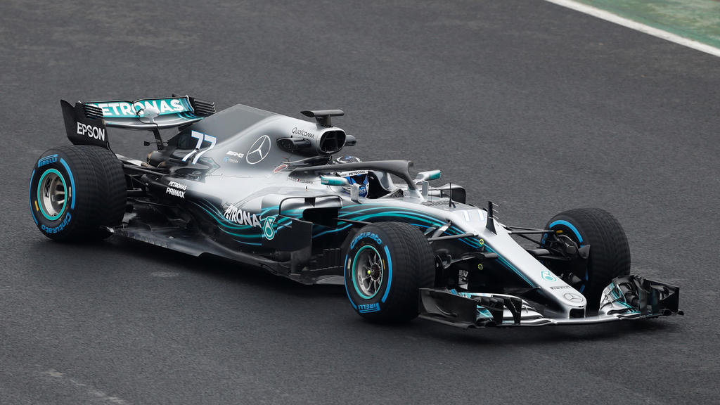 F1 Formula One - Mercedes 2018 Car Launch - Silverstone Circuit, Towcester, Britain - February 22, 2018 Mercedes' Valtteri Bottas during the launch Action Images via Reuters/Matthew Childs