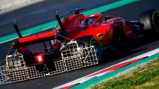 Circuit de Catalunya, Barcelona, Spain. Tuesday 06 March 2018. Sebastian Vettel, Ferrari SF71H. World _ONY0477 PUBLICATIONxINxGERxSUIxAUTxHUNxONLY  