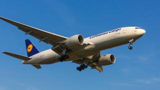 DEU, Deutschland, Flughafen Frankfurt am Main, 03.07.2015: Lufthansa Cargo, Boeing 777-FBT / Registrierung: D-ALFD, Olß BrazilDEU Germany Airport Frankfurt at Main 03 07 2015 Lufthansa Cargo Boeing 777  Registry D  Olß Brazil