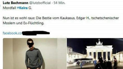 Wegen dieses Tweets ermittelt die Polizei nun gegen Lutz Bachmann