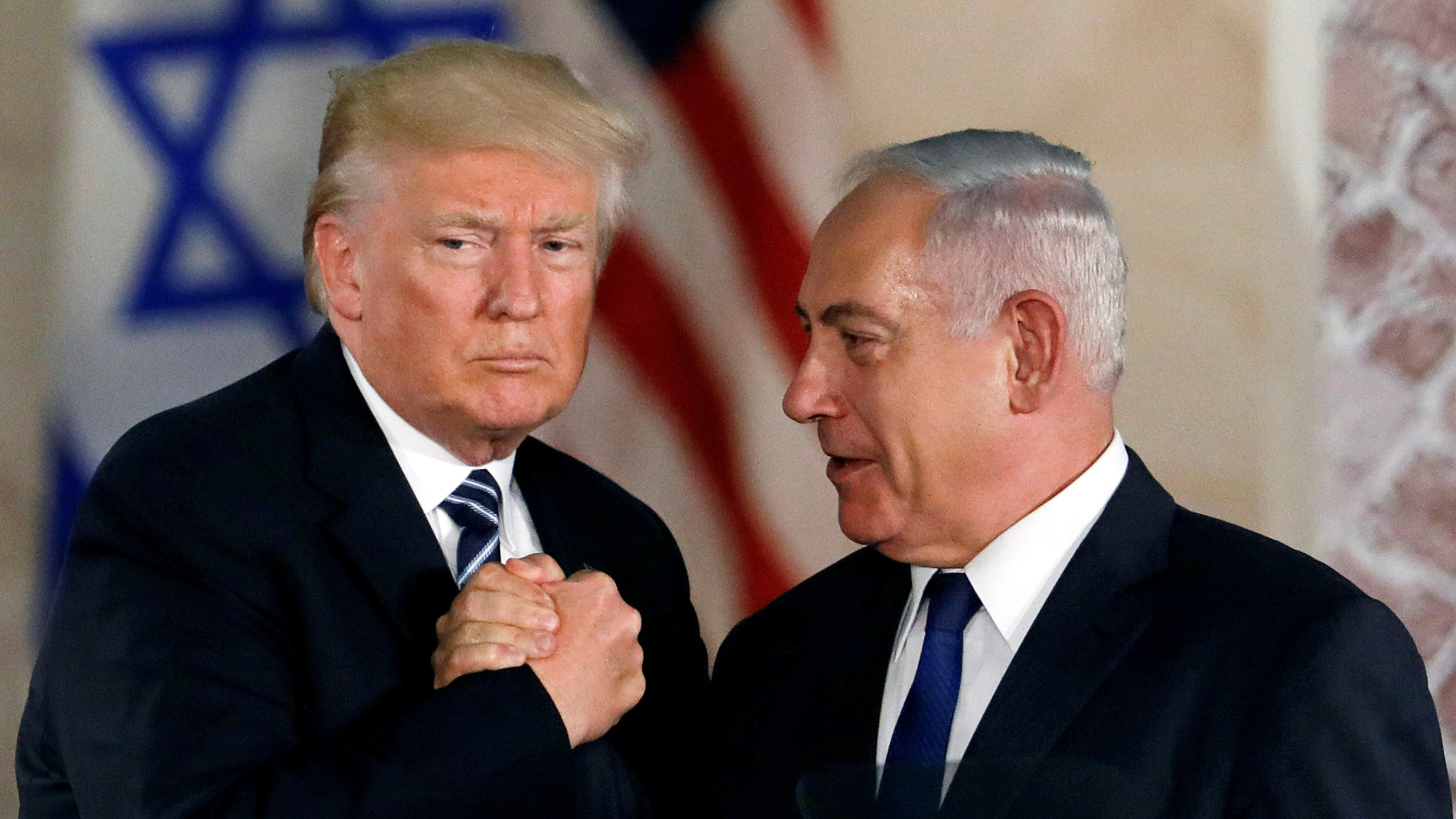 U.S. President Donald Trump und Israels Ministerpräsident Benjamin Netanjahu