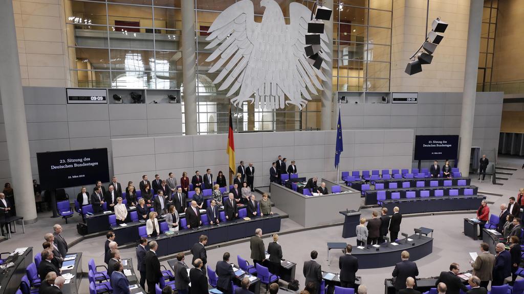 Deutschland, Berlin, Bundestag, Aussprache zur Regierungserklärung Finanzen und Haushalt , Finanzminister bekennt sich zur Erhöhung deutscher EU-Beiträge, 22.03.2018 *** Germany Berlin Bundestag Debate on the Government Declaration Finance and Budge