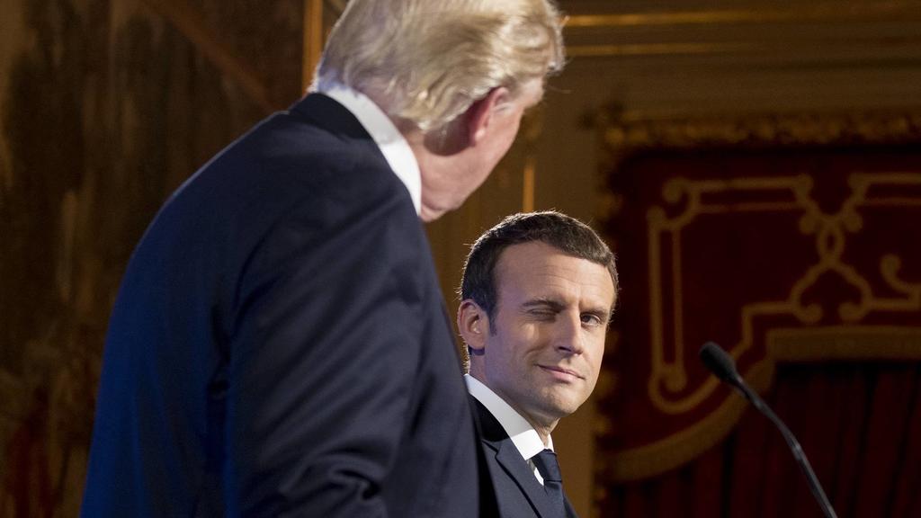 Donald Trump und Emmanuel Macron