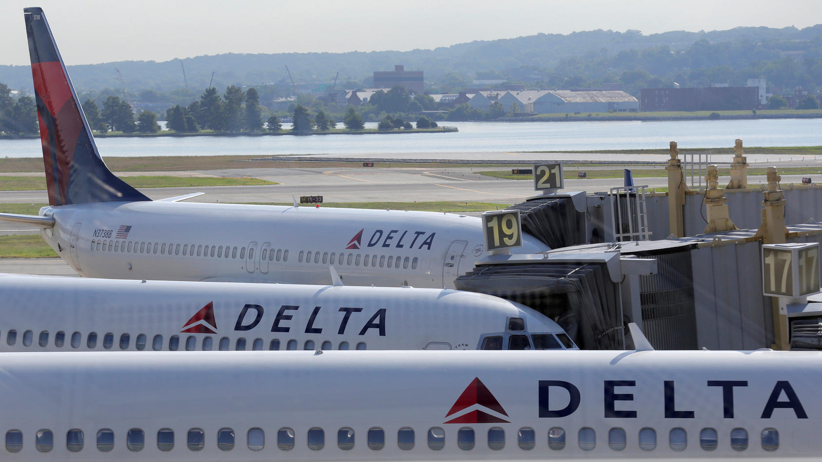 Motivbild: Eine Maschine der Fluggesellschaft Delta Airlines. 