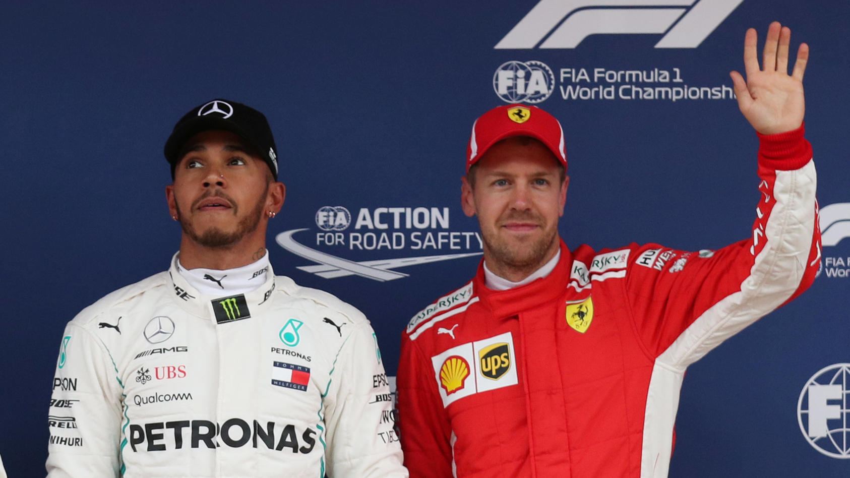 Holte seine 4. Barcelona-Pole: Lewis Hamilton (l.) - wartet weiter auf seine erste Startreihe 1 beim Spanien-GP: Sebastian Vettel
