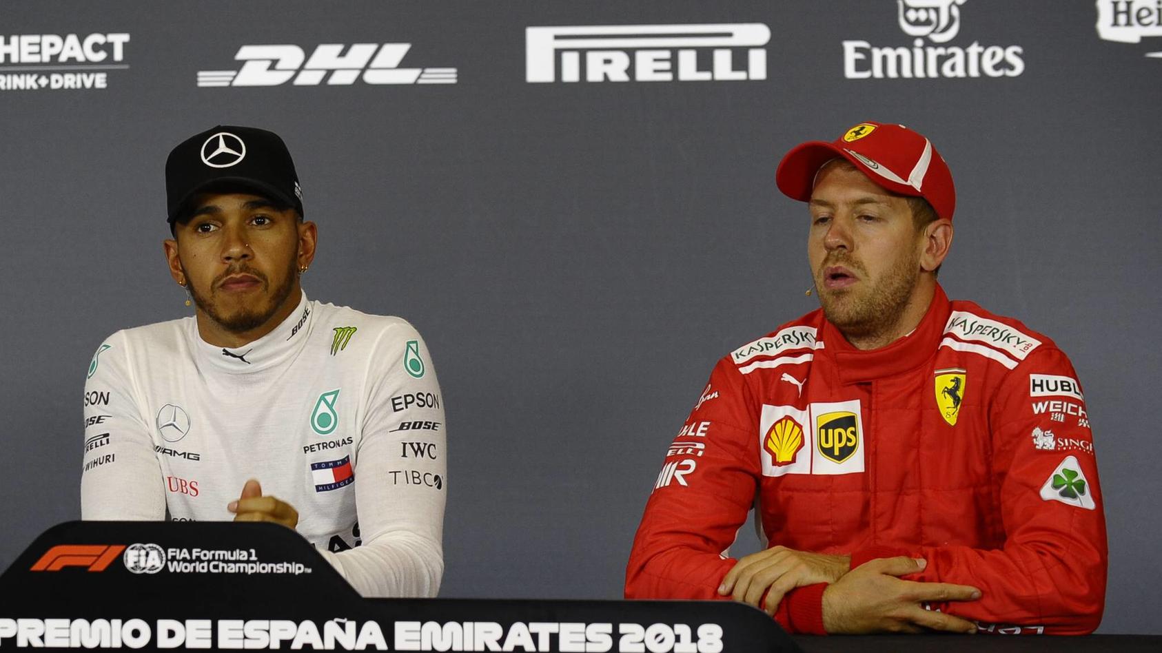 Auf Pressekonferenzen werden Lewis Hamilton und Sebastian Vettel teilweise Löcher in den Bauch gefragt