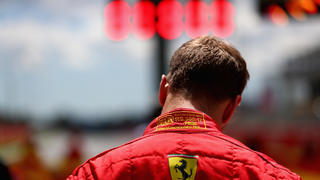 MONTMELO, SPAIN - MAY 13: Sebastian Vettel of Germany and Ferrari on the grid before the Spanish Formula One Grand Prix at Circuit de Catalunya on May 13, 2018 in Montmelo, Spain.  (Photo by Mark Thompson/Getty Images)
