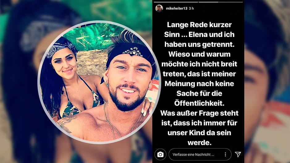 Verkündet die Trennung via Instagram-Story: Mike Heiter