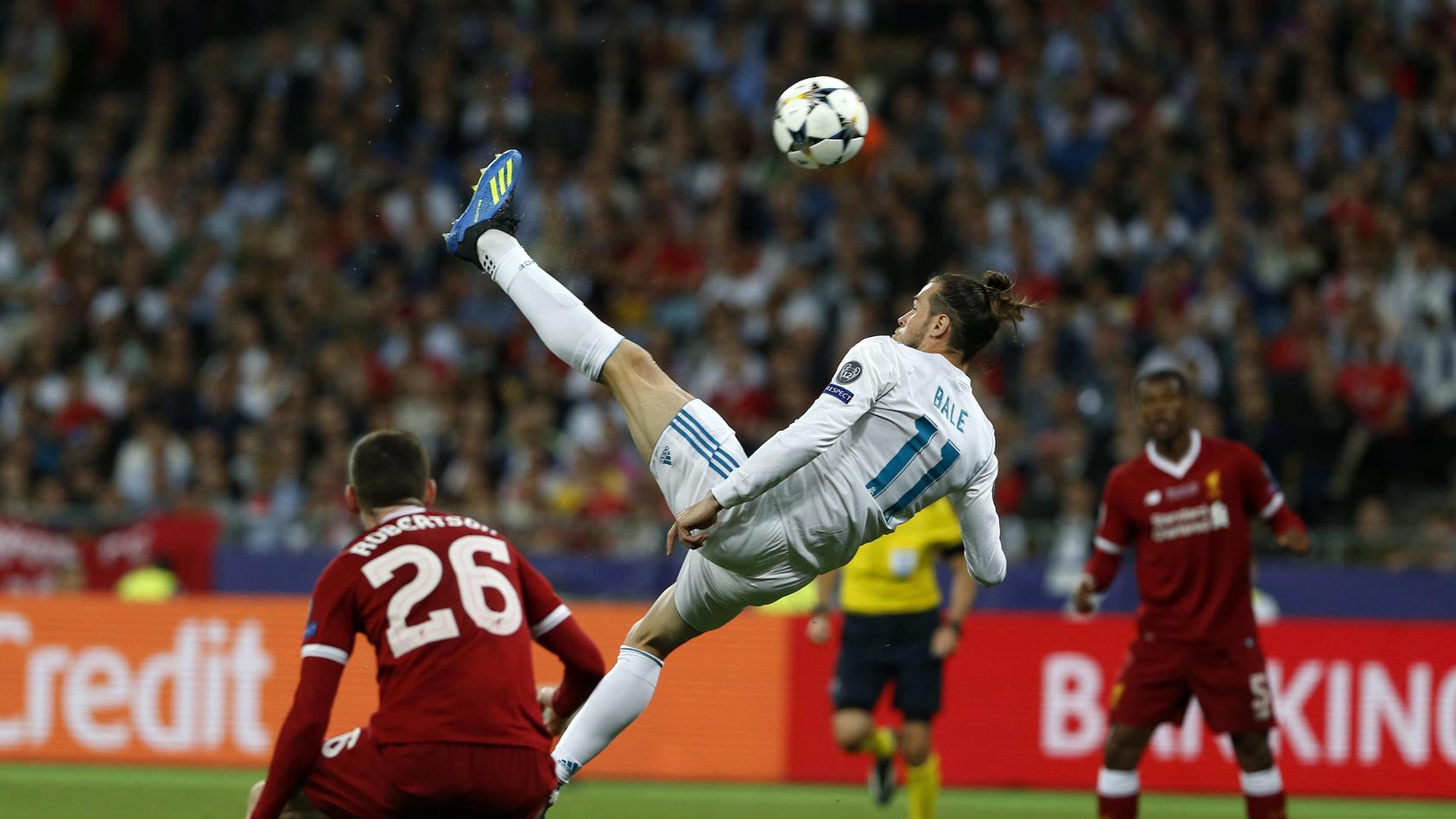 Gareth Bale brachte Real Madrid mit einem Traumtor auf die Siegerstraße.