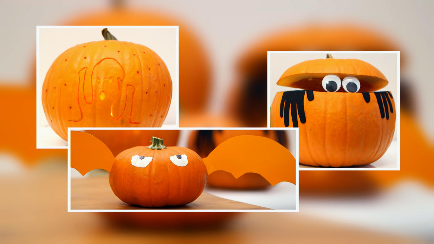 Halloween-Kürbis schnitzen: Einfache Anleitung und Vorlagen für