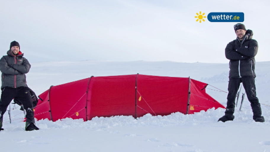 Unsere Redakteure in der Hardangervidda Mit Schlitten und Zelt durch Schnee und Eis