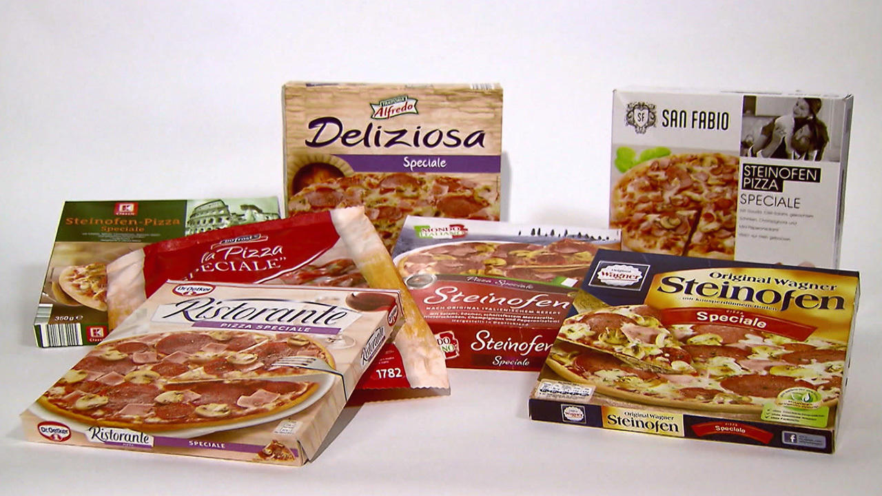 Der 'speciale' Pizza-Test  Fertigprodukt vs. Pizzeria-Pizza