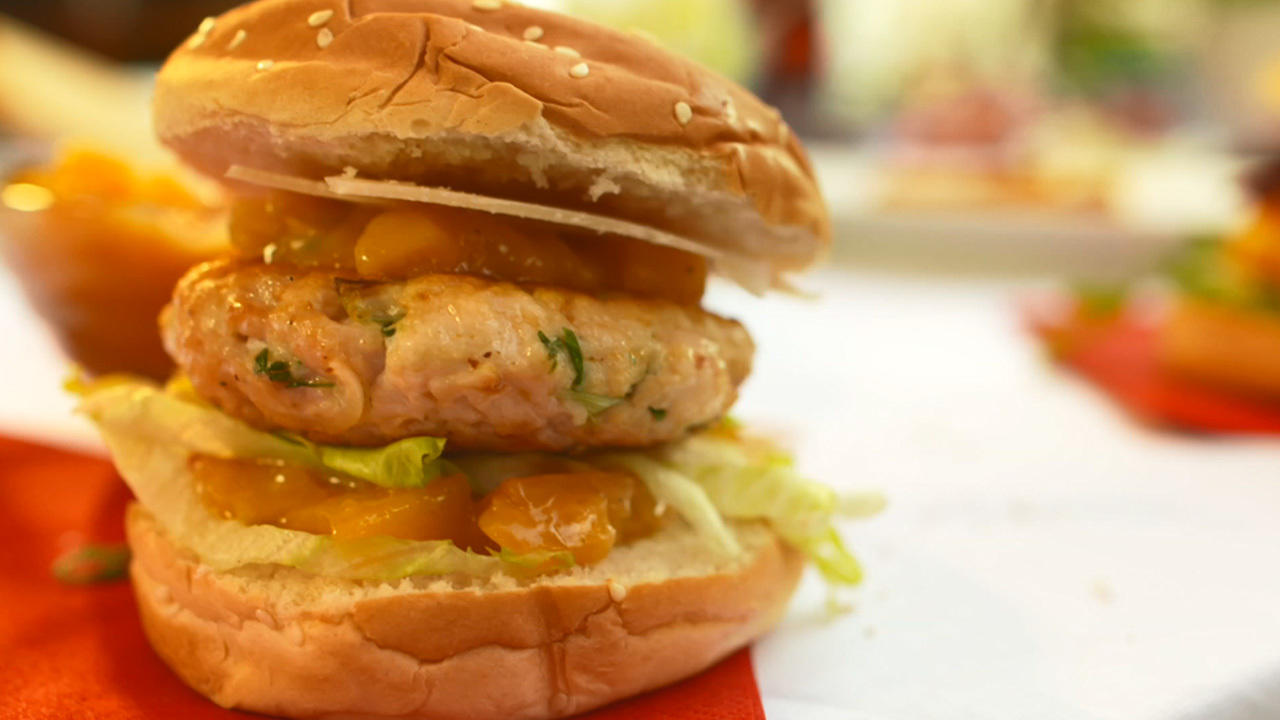 Veggie, Chicken oder Fitness Drei Burger-Varianten vom Küchenchef