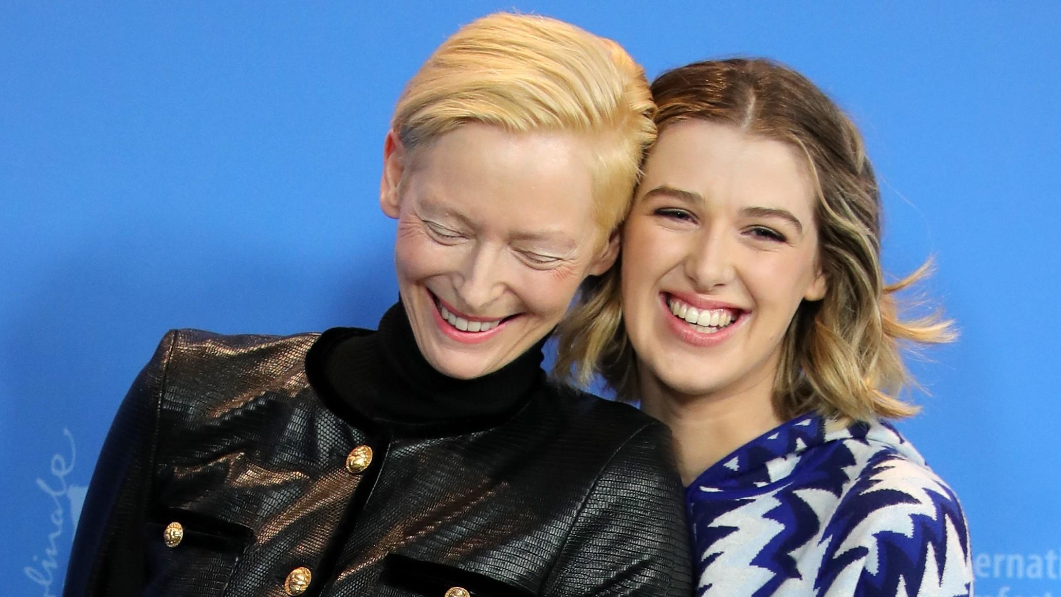 Tilda Swinton mit Tochter Honor bei der Berlinale Doppeltes Lottchen