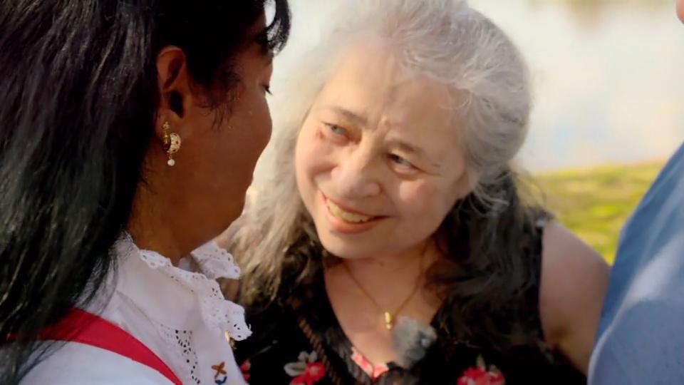 Nach 30 Jahren kann Gomathy endlich  danke sagen Marina und Christian retteten ihr Leben