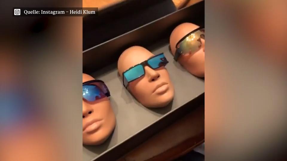 Kardashian-Masken für die Klum-Kids Maskenball im Hause Klum