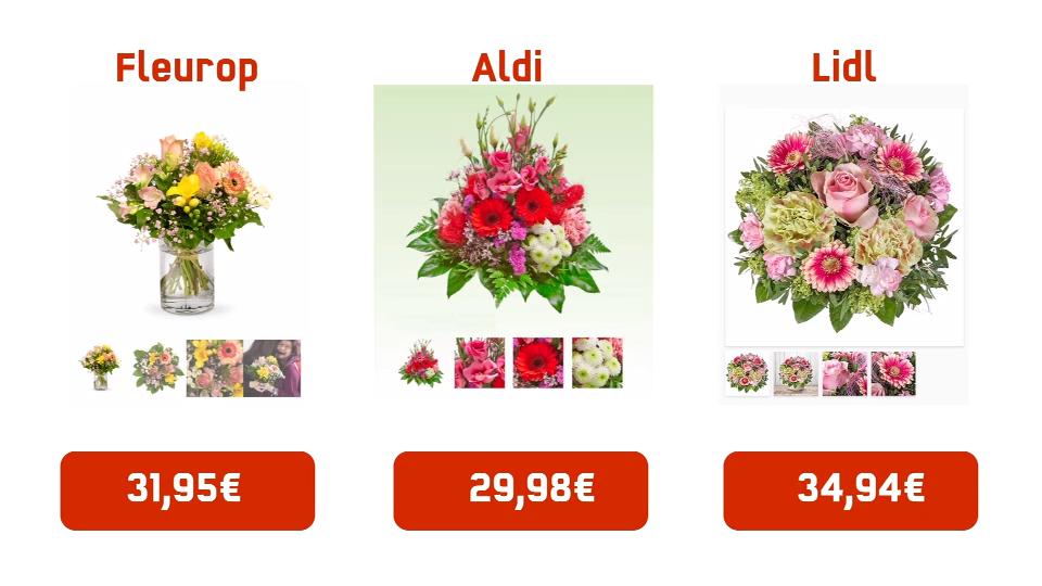 Hier bekommt man online die schönsten Blumen Aldi, Lidl oder Fleurop?