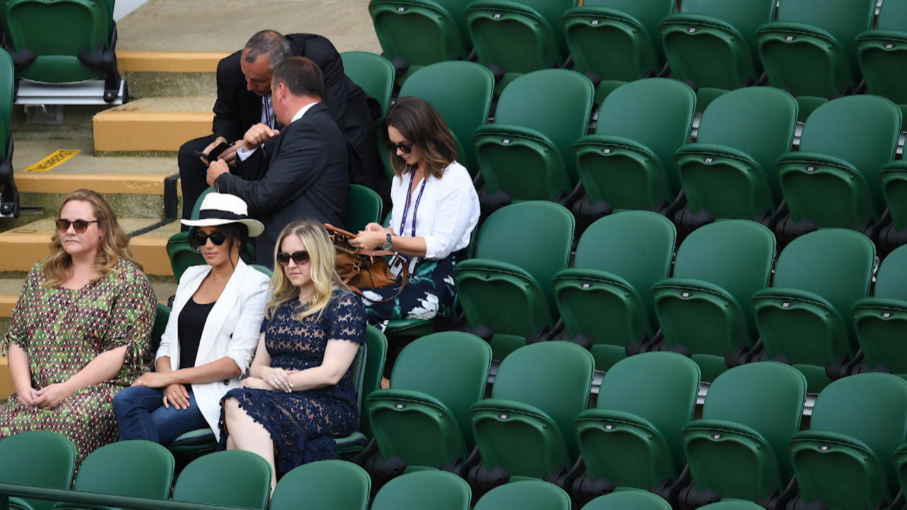 Herzogin Meghan wollte in Wimbledon allein sein Platzverweis fürs Publikum