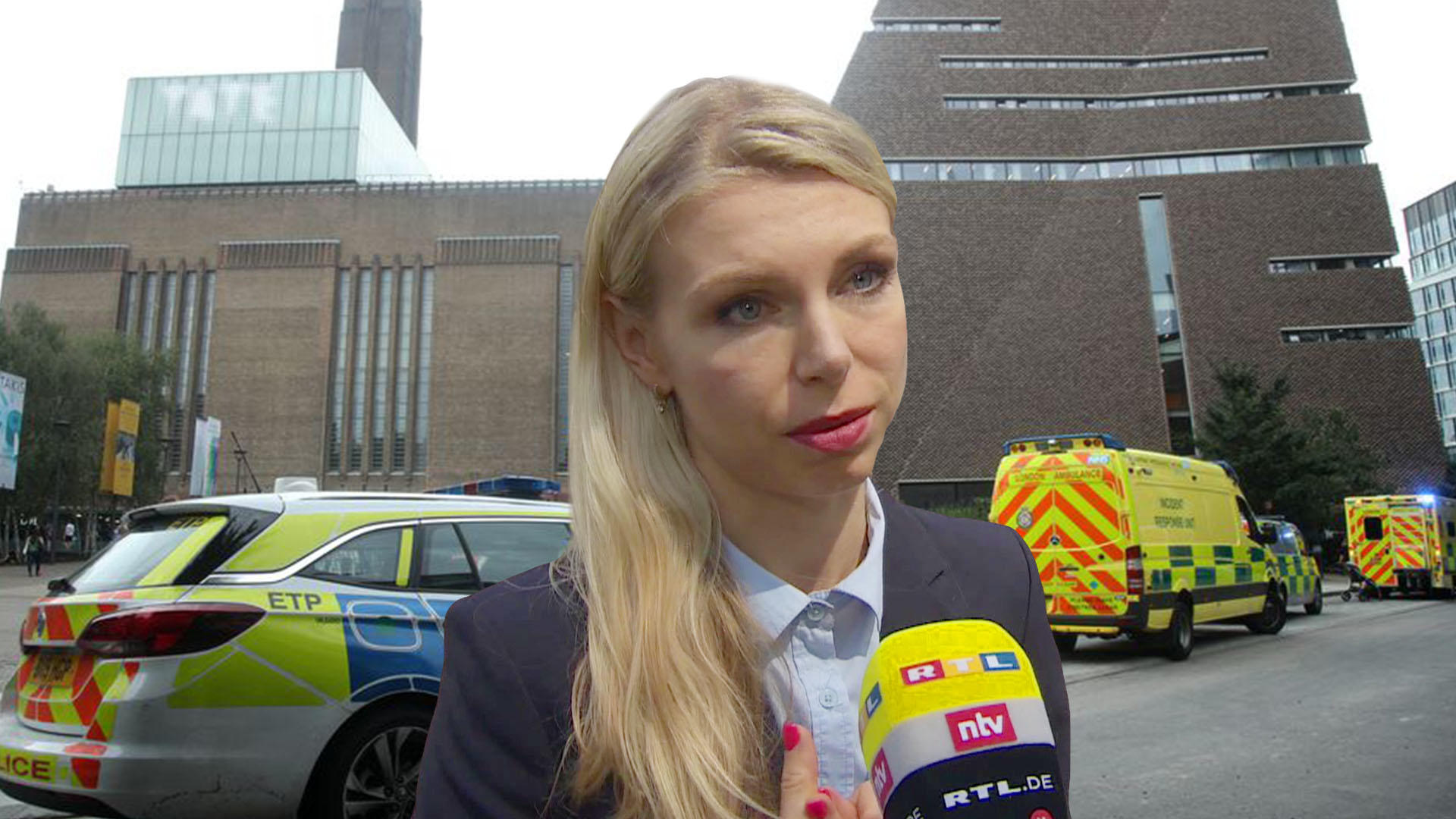 Eine Augenzeugin erzählt, was sie erlebt hat Junge in London abgestürzt