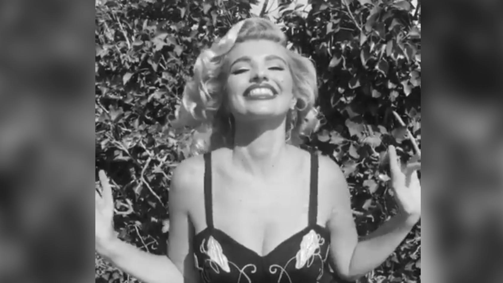 Das sagt Sarina Nowak zur Marilyn-Ähnlichkeit Verblüffende Ähnlichkeit