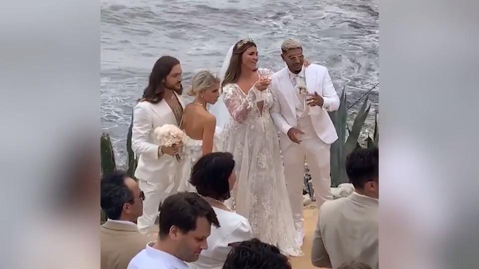 Farina Opoku & DJ Yeezy haben auf Ibiza geheiratet All in white in die Ewigkeit
