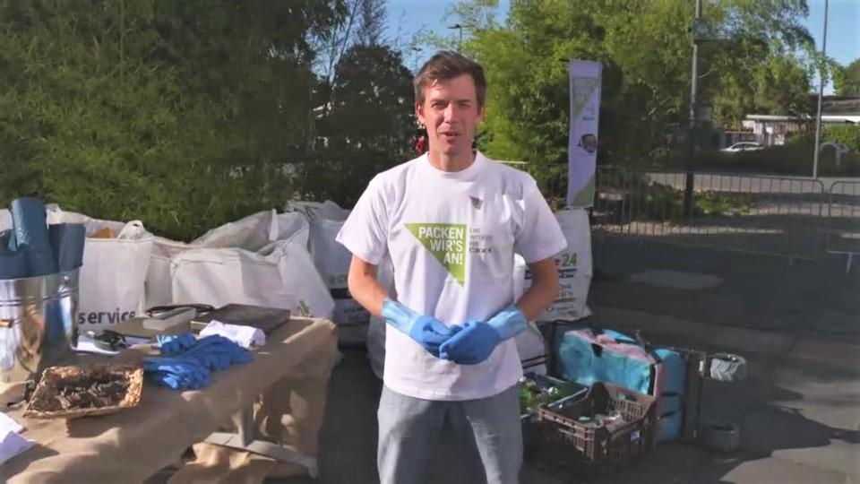 802 kg Müll für den guten Zweck World Cleanup Day: Maik Meusers Bilanz