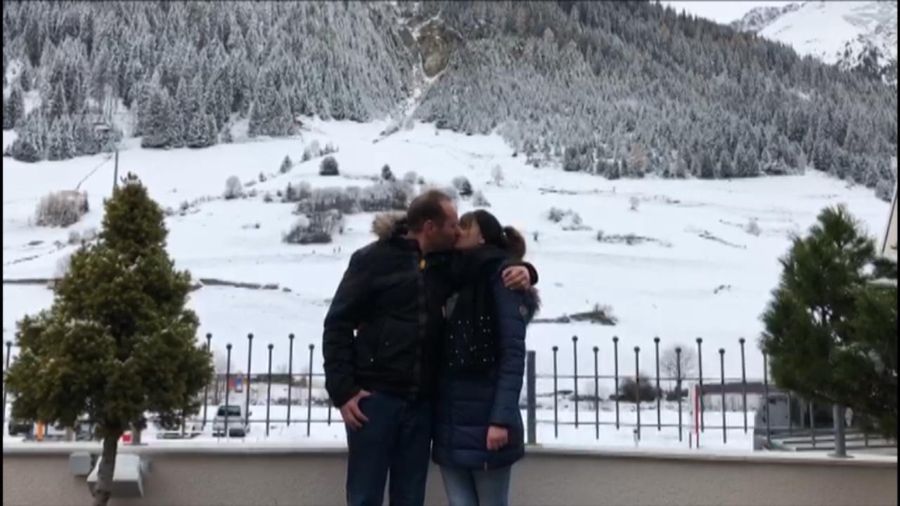 Bauer Kai und Lena verkünden ihr Liebes-Glück Videobotschaft aus dem Schnee