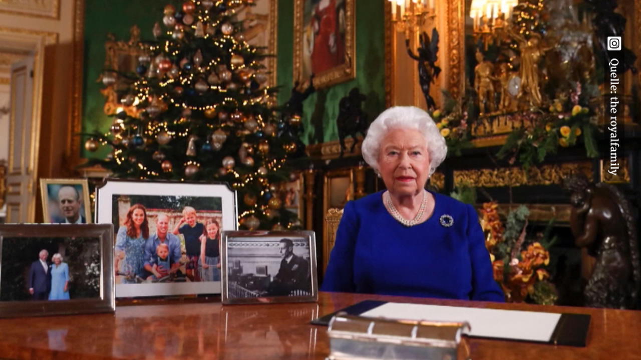 Queen spricht in Weihnachtsrede von "Differenzen" Rede ohne Bild von Harry & Meghan