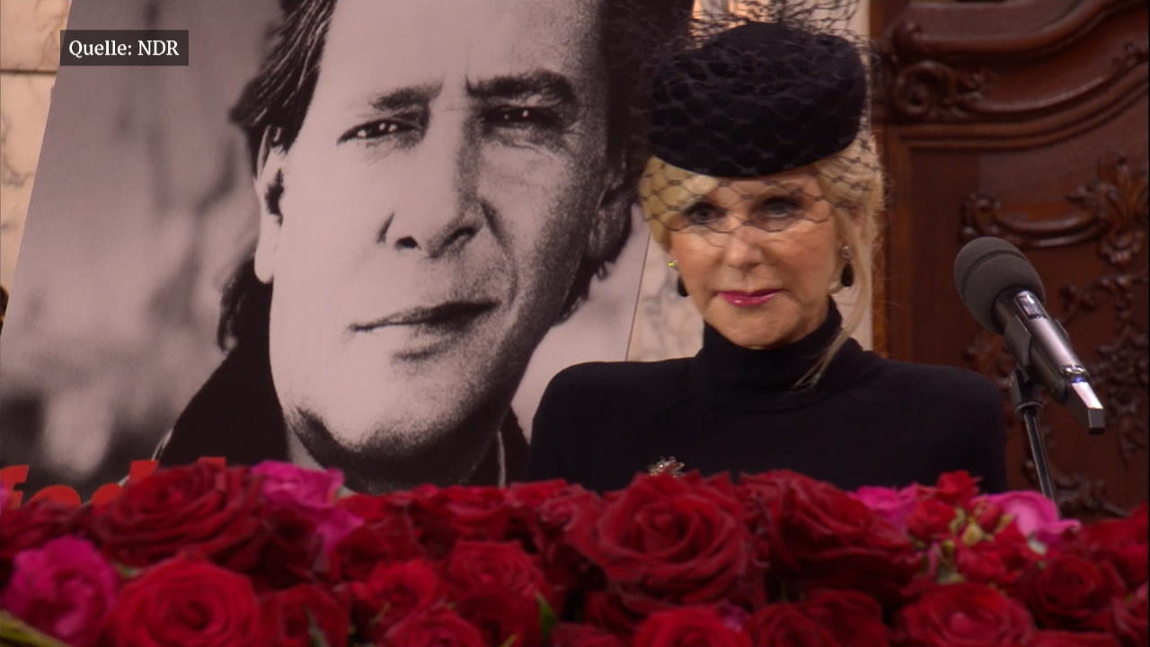 Marion Fedders bewegende Trauerrede Abschied von Jan Fedder (65†)
