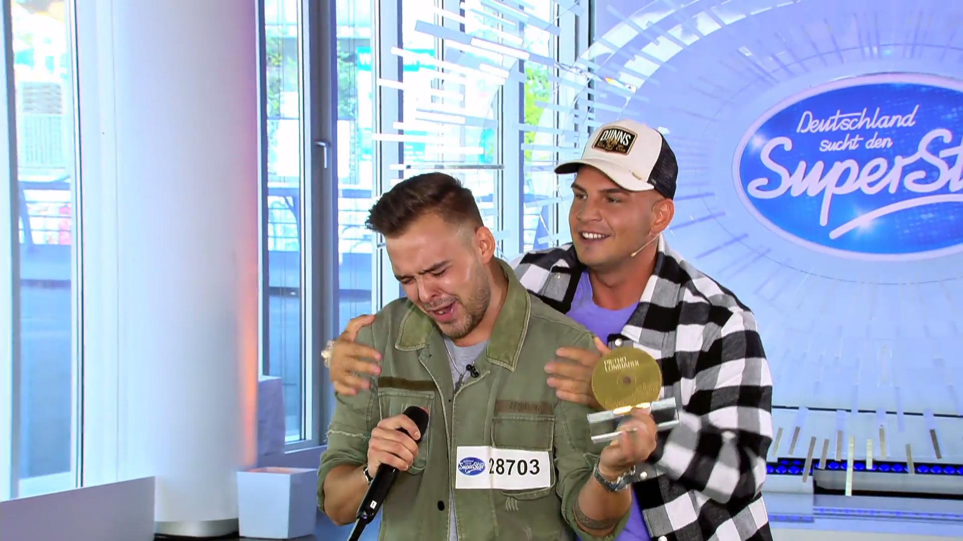 Kevin räumt Pietro Lombardis "Goldene CD" ab DSDS 2020: Pietro macht Freudentänzchen