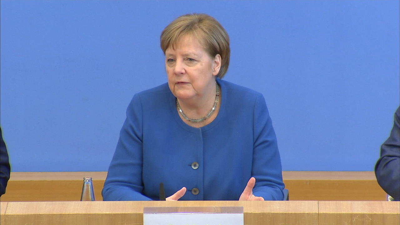 Merkel macht Coronavirus zur Chefsache Pressekonferenz der Bundeskanzlerin