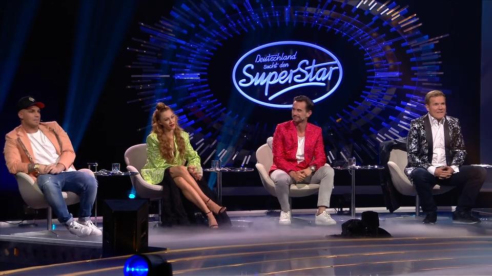 Florian kleidet die Jury in Glitzer-Sakkos Versprechen an Kandidatin Lydia