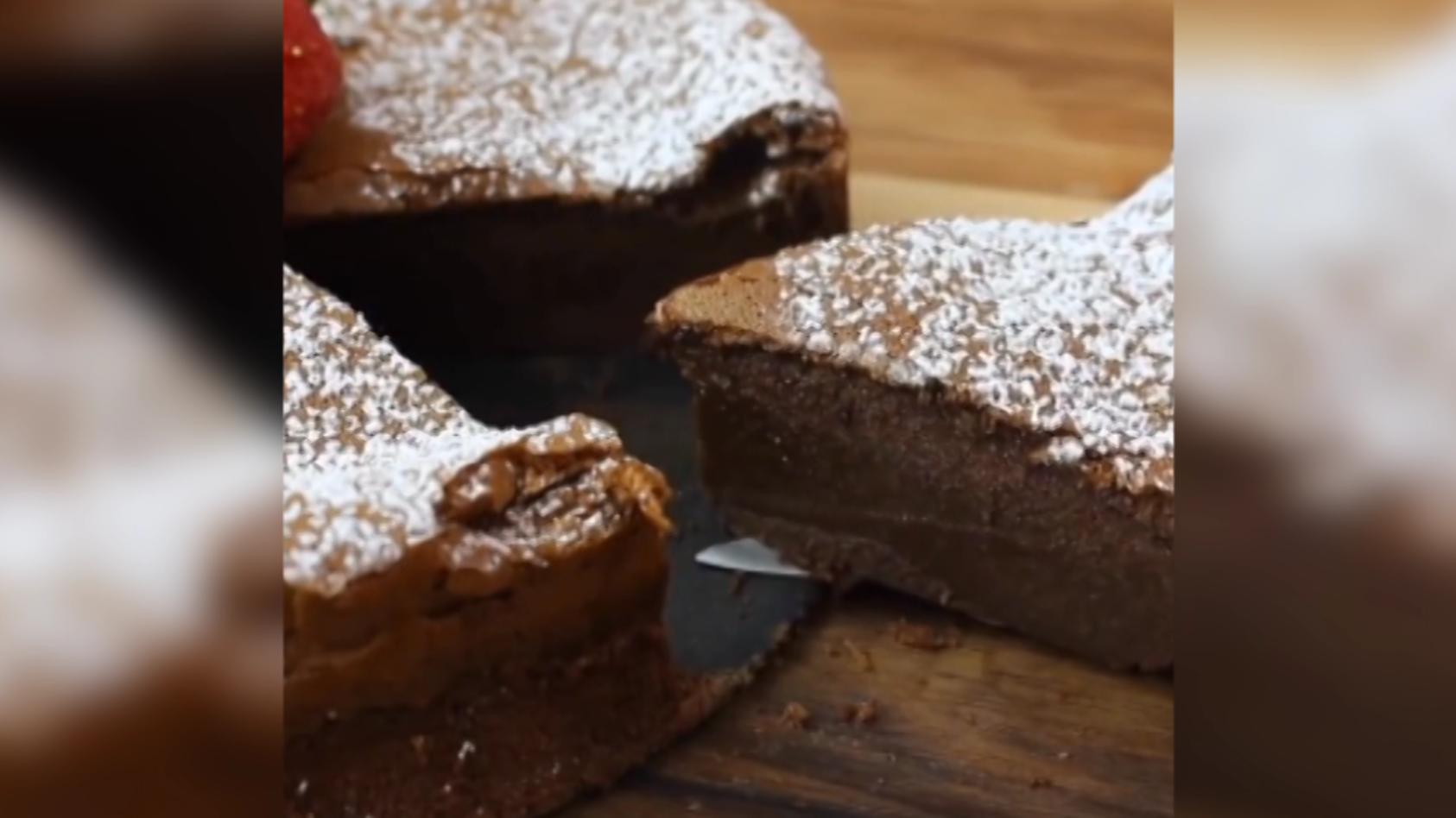 Nutella-Kuchen mit 2 Zutaten Leicht und schnell gemacht