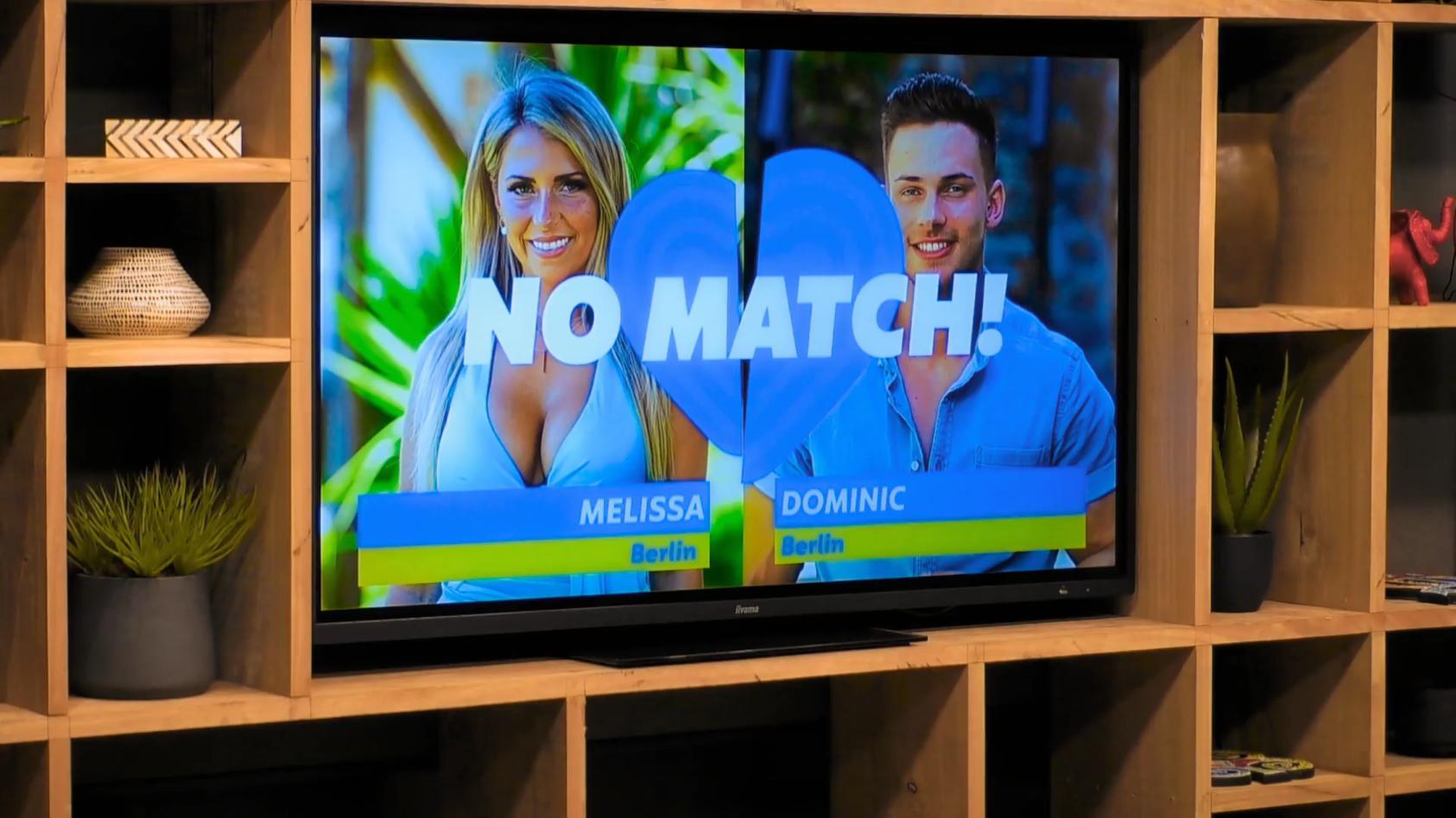 Dominic und Melissa sind kein „Perfect Match“ „Are You The One?“-Überraschung