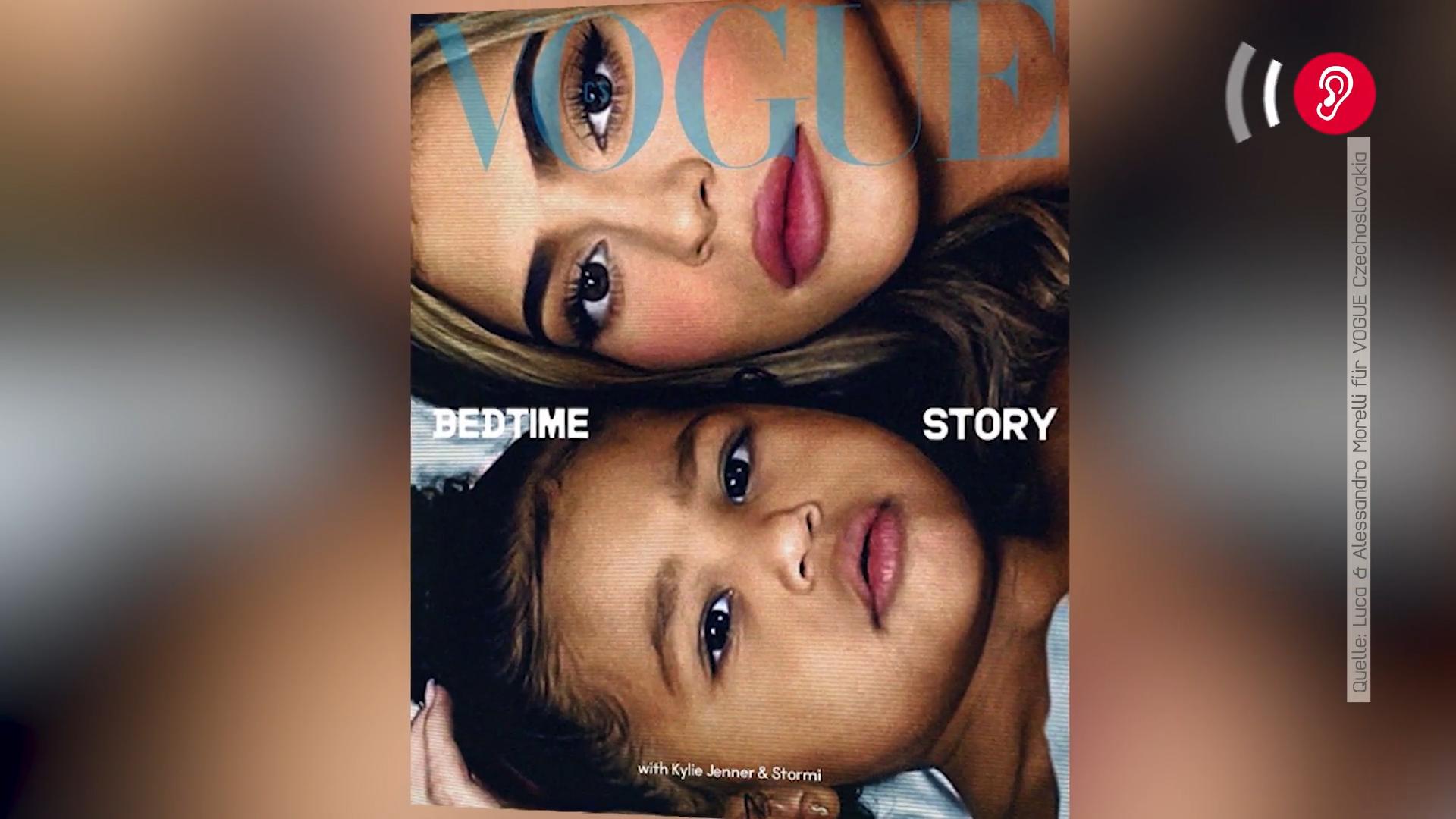 Kylie und Stormi Jenner (2) zieren das Vogue-Cover Jünger Cover-Star in der Geschichte