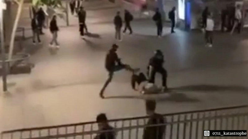 Hier randaliert der Mob Randale in Stuttgart