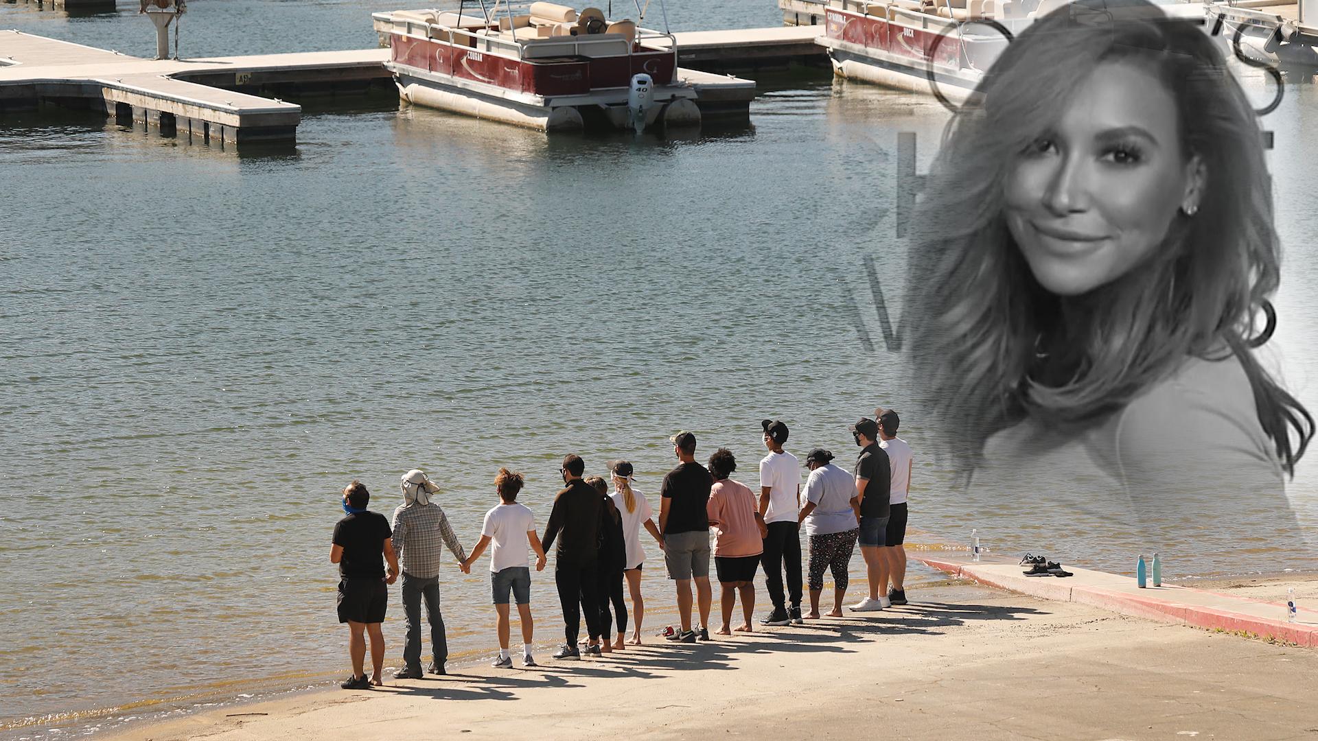 Glee-Cast gedenkt verstorbener Naya Rivera am Lake Piru Menschenkette der Trauer
