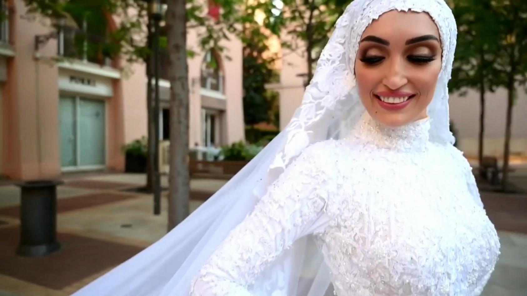 Explosion von Beirut unterbricht Hochzeitsshooting Die Aufnahmen zeigen die Wucht der Druckwelle