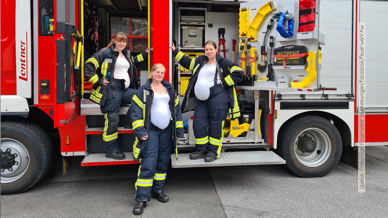Hückeswagener Feuerwehr freut sich über Babyboom Nachwuchs gesichert