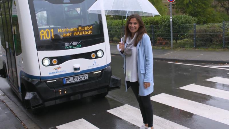 Linie A01 fährt ohne Fahrer: Unterwegs mit dem autonomen ...