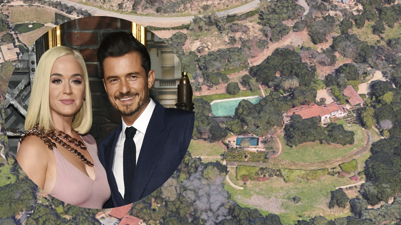 Katy und Orlando in 12 Millionen Euro Villa Prominente Nachbarschaft