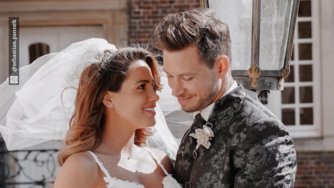 Angelina und Sebastian Pannek feiern halben Hochzeitstag Bachelor-Stars