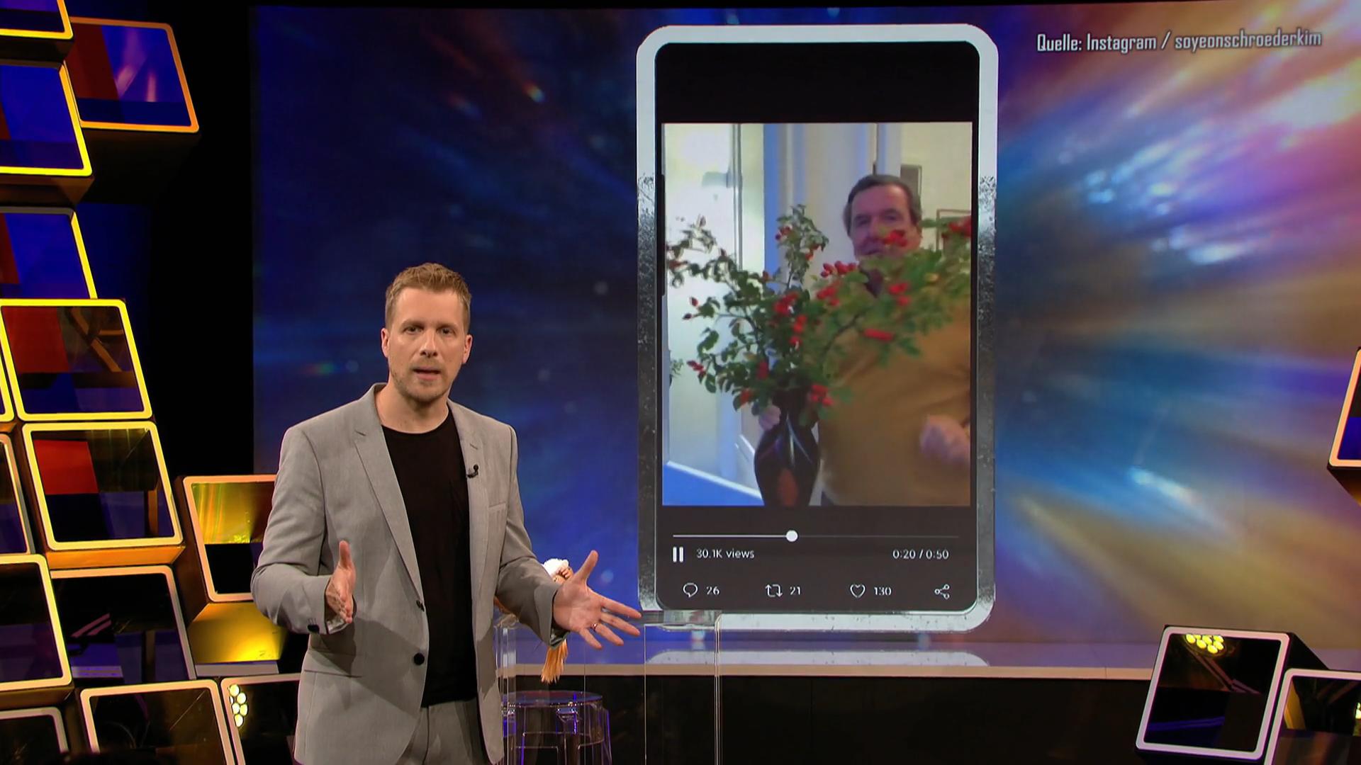 Oliver Pocher macht auf Gerhard Schröder „Pocher - gefährlich ehrlich“