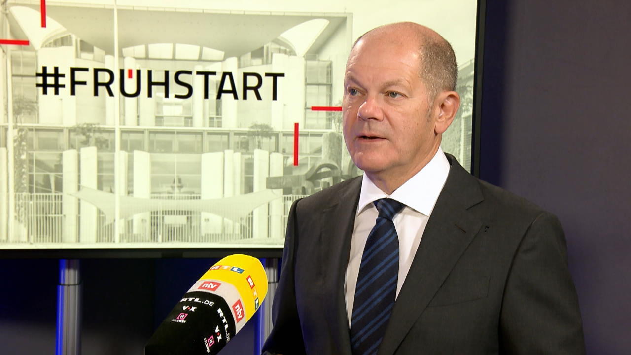 Olaf Scholz über Teil-Lockdown: "Wir bestrafen niemanden" RTL/ntv Frühstart