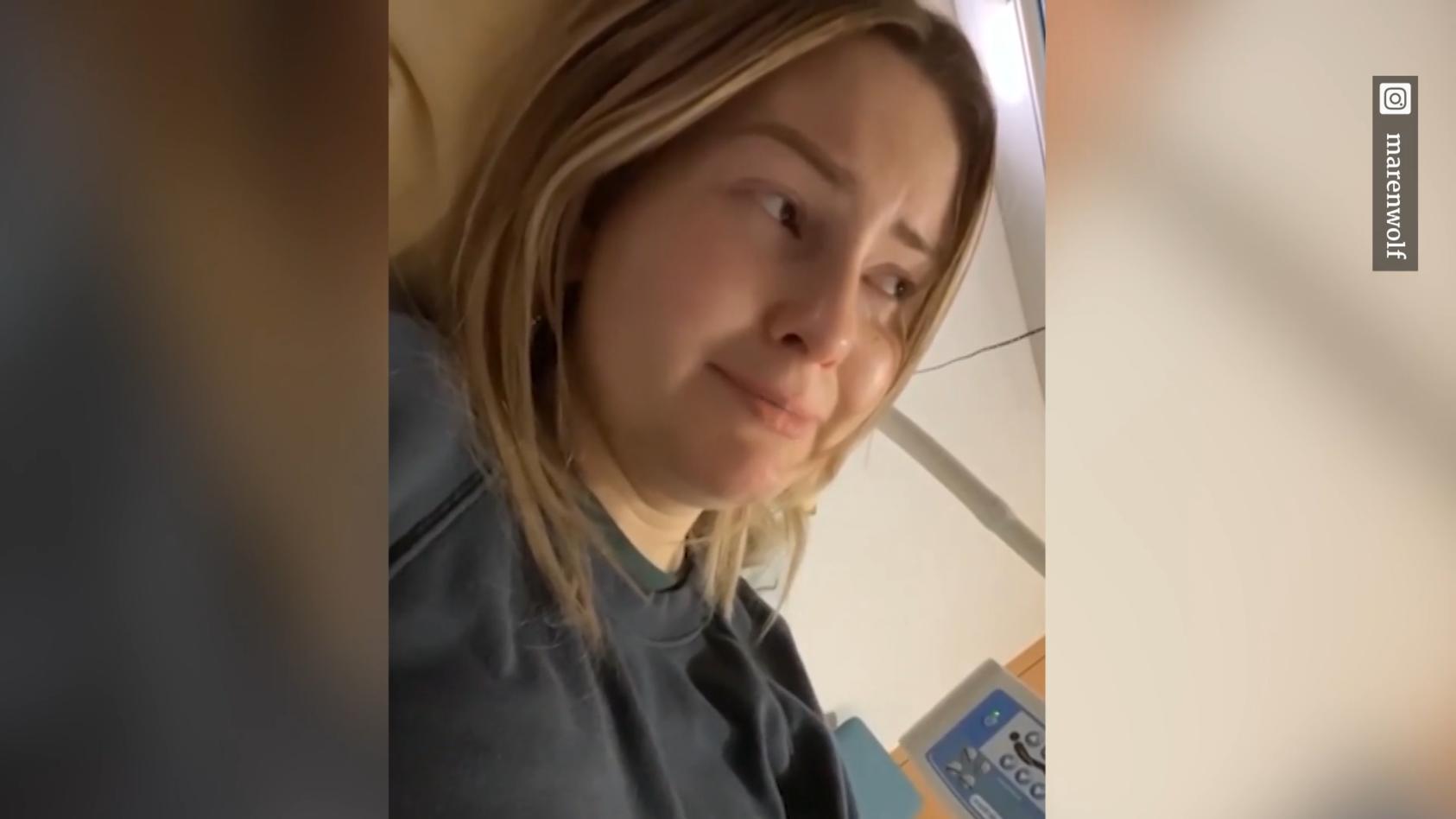 Erste Botschaft aus dem Krankenhaus Not-OP bei Youtuberin Maren Wolf