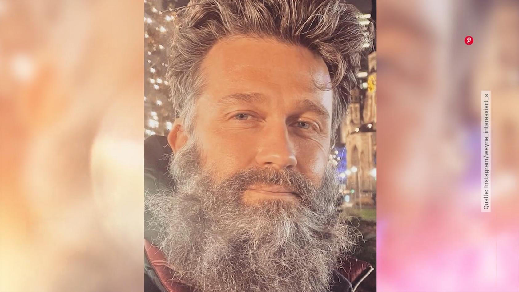 Wayne Carpendale trägt jetzt Bart In Weihnachtsstimmung